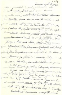 [Carta] 1955 ago. 19, México [a] Doris [Dana]