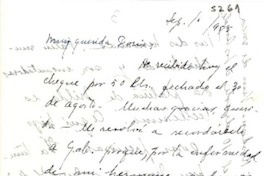 [Carta] 1955 sept. 10, [México] [a] Doris [Dana]