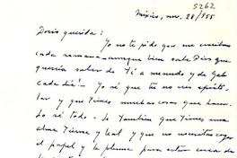 [Carta] 1955 nov. 28, México [a] Doris [Dana]
