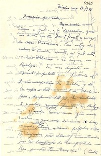 [Carta] 1955 nov. 15, México [a] Dornecia [Doris Dana]