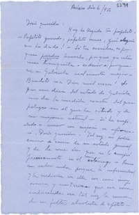 [Carta] 1956 dic. 6, México [a] Doris [Dana]