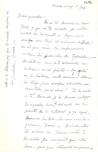 [Carta] [1957] mayo 4, México [a] Doris [Dana]