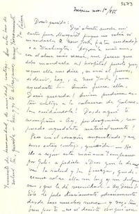 [Carta] 1956 nov. 1, México [a] Doris [Dana]