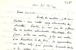[Carta] 1954 feb. 27, México [a] Doris [Dana]