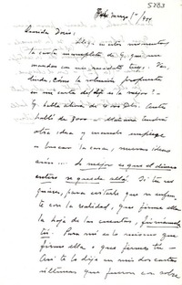 [Carta] 1954 mar. 1, México [a] Doris [Dana]