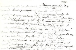 [Carta] 1954 nov. 24, México [a] Doris [Dana]