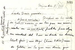 [Carta] 1954 dic. 8, México [a] Doris Dana