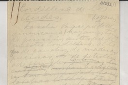 Cordillera de los Andes