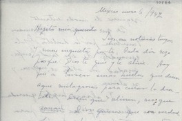 [Carta] 1947 ene. 6, México [a] Gabriela Mistral