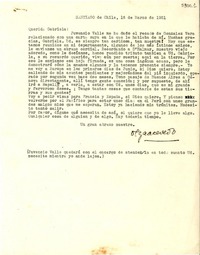 [Carta] 1951 mar. 16, Santiago [a] Gabriela Mistral