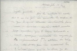[Carta] 1947 feb. 10, México [a] Gabriela Mistral