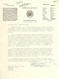 [Carta] 1946 dic. 26, Washington D.C. [a] Gabriela Mistral, Monrovia, California