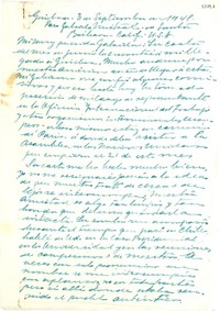 [Carta] 1948 sept. 3, Ginebra, [Suiza] [a] Gabriela [Mistral], Santa Bárbara, Calif., [EE.UU.]