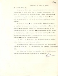 [Carta] 1948 jun. 7, Yonkers, [New York] [a] Gabriela Mistral