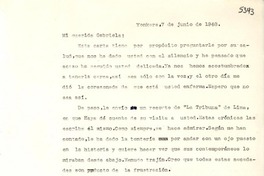 [Carta] 1948 jun. 7, Yonkers, [New York] [a] Gabriela Mistral