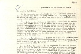 [Carta] 1948 sept. 9, Yonkers, [New York] [a] Gabriela Mistral