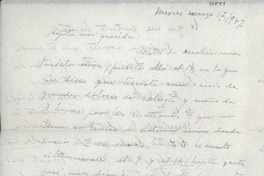 [Carta] 1947 mar. 17, México [a] Gabriela Mistral