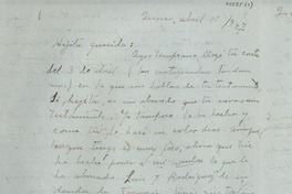 [Carta] 1947 abr. 10, México [a] Gabriela Mistral
