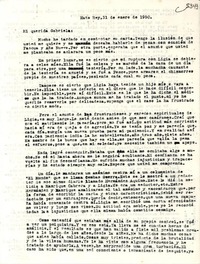 [Carta] 1950 ene. 31, Hato Rey, [Puerto Rico] [a] Gabriela Mistral
