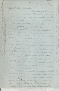 [Carta] 1947 mayo 1, México [a] Gabriela Mistral