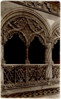 [Tarjeta postal] [1925?] dic. 12, Valladolid [a] Gabriela Mistral, Los Angeles, Calif[ornia]