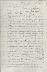 [Carta] 1947 jul. 28, México [a] Gabriela Mistral