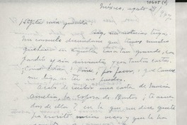 [Carta] 1947 ago. 29, México [a] Gabriela Mistral