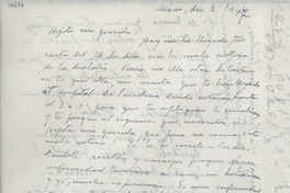[Carta] 1947 dic. 2, México [a] Gabriela Mistral