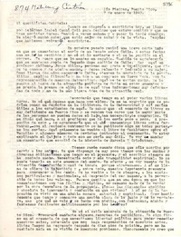 [Carta] 1948 ene. 7, Río Piedras, Puerto Rico [a] Gabriela Mistral