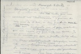 [Carta] 1948 feb. 6, México [a] Gabriela Mistral