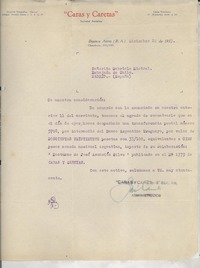 [Carta] 1933 dic. 22, Buenos Aires, [Argentina] [a] Gabriela Mistral, Embajada de Chile, Madrid, [España]