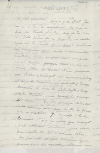 [Carta] 1948 abr. 7, México [a] Gabriela Mistral