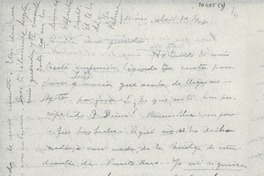 [Carta] 1948 abr. 30, México [a] Gabriela Mistral