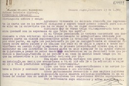 [Carta] 1940 dic. 13, Buenos Aires, [Argentina] [a] Gabriela Mistral, Petrópolis, Brasil
