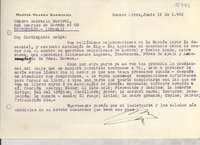 [Carta] 1942 jun. 1, Buenos Aires, [Argentina] [a] Gabriela Mistral, Petrópolis, Brasil