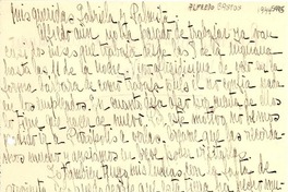 [Carta] [1944, Brasil] [a] Gabriela y Palma