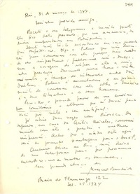 [Carta] 1944 março 31, Rio, [Brasil] [a] [Gabriela Mistral]