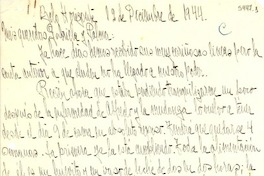 [Carta] 1944 dic. 12, Belo Horizonte [a] Gabriela y Palma