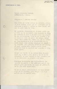 [Carta] 1942 mayo 30, Buenos Aires, [Argentina] [a] Gabriela Mistral, Petrópolis, Brasil