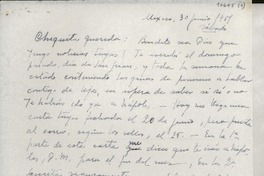 [Carta] 1951 jun. 30, México [a] Gabriela Mistral