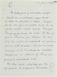 [Carta] 1946 ene. 12, Paris [a] Gabriela Mistral