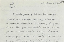 [Carta] 1946 ene. 12, Paris [a] Gabriela Mistral