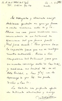 [Carta] 1946 ene. 22, Paris [a] Gabriela Mistral