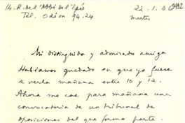 [Carta] 1946 ene. 22, Paris [a] Gabriela Mistral