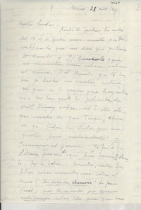 [Carta] 1951 nov. 28, México [a] Gabriela Mistral