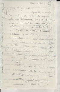 [Carta] 1951 dic. 10, México [a] Gabriela Mistral