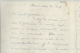 [Carta] 1952 ene. 30, México [a] Gabriela Mistral