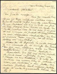 [Carta] 1943 mayo 29, Montevideo, [Uruguay] [a] Gabriela Mistral