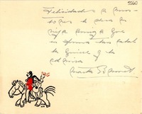 [Tarjeta] [a] Gabriela Mistral