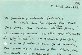 [Carta] 1943 dic. 9, Buenos Aires [a] Gabriela Mistral